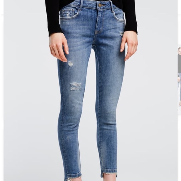 Zara Denim - Zara Ripped skinny jeans